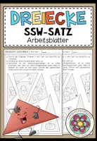 Vorschau - Arbeitsblätter - SSW-SATZ - Dreiecke konstruieren (Arbeitsblätter) - Deckblatt