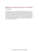 Vorschau - Anderer Materialtyp - MÄRCHENSTUNDE: Märchen von einem der auszog das Fürchten zu lernen - Seite 1