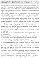 Vorschau - Arbeitsblätter - Hörverstehen - Die Weihnachts-Pinguine - 1. Klasse - Freebie - Seite 3
