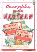 Vista previa - Juegos / Gamificación - LLAVERO PALABRAS SECRETAS NAVIDAD - Portada