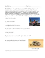 Vorschau - Text - Los Alebrijes Lectura: Spanische Lesung - Seite 1