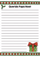 Vorschau - Arbeitsblätter - Navidad - Carta a Papá Noel (Brief an den Weihnachtsmann) - Seite 2