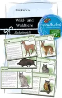 Vorschau - Anderer Materialtyp - Unsere Wild- und Waldtiere: Infokarten - Deckblatt