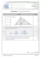 Vorschau - Klassenarbeiten - Klassenarbeit - Trigonometrie (A) - Klasse 10 - Seite 1