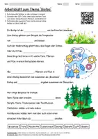 Vorschau - Arbeitsblätter - Lernplakat + Arbeitsblatt "Biotop" + Onlineübung & MP3 + Mindmap + Infografik - Seite 1
