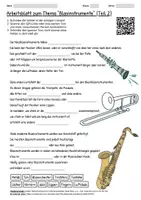 Vorschau - Arbeitsblätter - Lernposter + Arbeitsblätter "Blasinstrumente" + Onlineübungen & MP3s + Mindmap + Infografiken - Seite 3