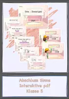Vorschau - Interaktives Material - NaWi - Sinne (interaktive pdf) - Deckblatt