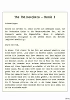 Vorschau - Arbeitsblätter - Philosophieren mit Filmen: The Philosophers - Utilitarismus - Seite 1