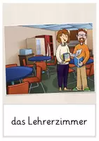 Vorschau - Stationenlernen - Schule Schulsachen Materialpaket Deutsch Deutsch als Zweitsprache - Seite 2