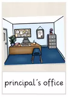 Vorschau - Bildkarten - places in school picture + word cards (Bildkarten Englisch) - Seite 3