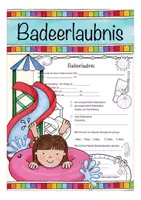 Vorschau - Anderer Materialtyp - Badeerlaubnis Grundschule - Deckblatt