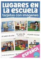 Aperçu - Cartes / Images - Cartes illustrées Espagnol - lugares en la escuela - Page de couverture