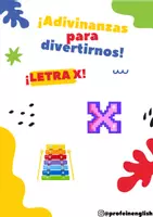 Vista previa - Juegos / Gamificación - ¡Adivinanzas Letra V, W y X! - Portada