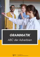 Vorschau - Arbeitsblätter - ABC der Adverbien - Deckblatt
