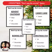 Vista previa - Juegos / Gamificación - Christmas- Don't say the words Game - Portada
