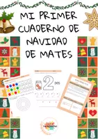Vista previa - Unidades / Secuencias / Situaciones de Aprendizaje - MI CUADERNO DE NAVIDAD DE MATES - Portada