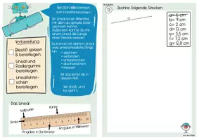 Vorschau - Arbeitsblätter - Der Linealführerschein. Wie benutze ich ein Lineal richtig? - Seite 3
