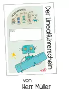 Vorschau - Arbeitsblätter - Der Linealführerschein. Wie benutze ich ein Lineal richtig? - Deckblatt