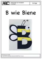 Vorschau - Spiele - Tieralphabet - B wie Biene - Deckblatt