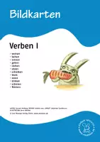 Vorschau - Bildkarten - Bildkarten Deutsch: Verben 1 - Deckblatt
