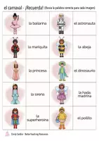 Vista previa - Juegos / Gamificación - el carnaval juego de memoria para la primaria Español - página 2