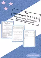 Vorschau - Arbeitsblätter - Test Orientierung im ZR 1 000 000 (veränderbare Datei) - Deckblatt