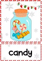 Vista previa - Tarjetas / Manipulativos - Christmas in English: Picture-Word-Cards - página 2