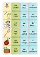 Vorschau - Arbeitsblätter - Fips und Flips - Zusammengesetzte Nomen - Seite 1