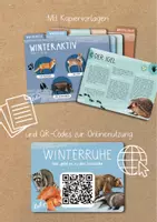 Vorschau - Unterrichtsreihen - Tiere im Winter - Interaktive Online-Kartei und Kopiervorlagen - Seite 1