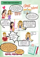 Vorschau - Arbeitsblätter - Dilemma: Notlügen Dilemma als Comic - Deckblatt