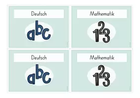 Vorschau - Präsentationen/Tafelbilder - Tagestransparenz für Schweizer Schulfächer, Morgenkreis, Tagesablauf - Seite 3