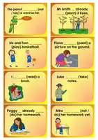 Vorschau - Spiele - Stop and Swap Cards Present Perfect - Aussagen und Verneinungen - Seite 2