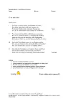 Vorschau - Test - Klassenarbeit: Gedichtinterpretation zu Andreas Gryphius' "Es ist alles eitel" - Deckblatt