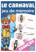 Aperçu - Jeux - le carnaval - jeu de mémoire français - Page de couverture