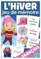 Aperçu - Jeux - l'hiver - jeu de mémoire français - Page de couverture