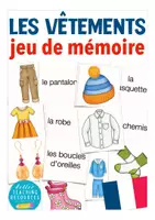 Aperçu - Jeux - jeu de mémoire français - les vêtements - Page de couverture