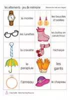 Aperçu - Jeux - jeu de mémoire français - les vêtements - Page 3