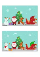 Vista previa - Unidades / Secuencias / Situaciones de Aprendizaje - Encuentra las diferencias por parejas: versión Navidad - página 1