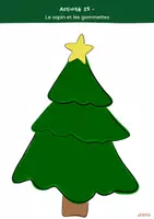 Aperçu - Feuilles d'exercices - Activité 15 - Le sapin et les gommettes - Page de couverture