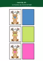 Aperçu - Jeux - Activité 18 - Le museau du renne de Noel - Page de couverture