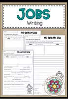 Vista previa - Hojas de trabajo - JOBS - Writing: My dream job (3-times differentiated) - Portada