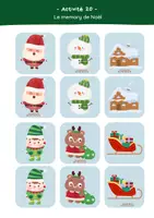 Aperçu - Jeux - Activité 20 - Le jeu des paires de Noel - Page de couverture