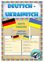 Vorschau - Aufgabenkarten - Deutsch - Ukrainisch : Erste Phrasen und Wörter - Deckblatt