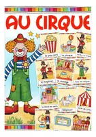 Vista previa - Tarjetas / Manipulativos - au cirque - tarjetas con imágenes francés - Portada