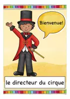 Vista previa - Tarjetas / Manipulativos - au cirque - tarjetas con imágenes francés - página 3