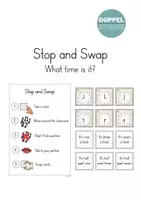 Vorschau - Spiele - Stop and Swap "What time is it?" - Vokabelspiel - Deckblatt