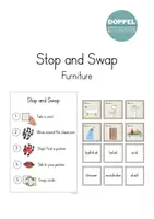 Vorschau - Spiele - Stop and Swap "Furniture" - Vokabelspiel - Deckblatt