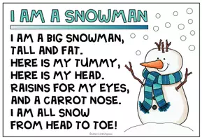 Vista previa - Hojas de trabajo - WINTER Poem (for English lessons) - página 1