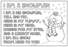 Vista previa - Hojas de trabajo - WINTER Poem (for English lessons) - página 2
