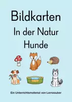Vorschau - Bildkarten - Bildkarten Set (In der Natur - Hunde) - Deckblatt